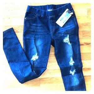 Jeggings distressed